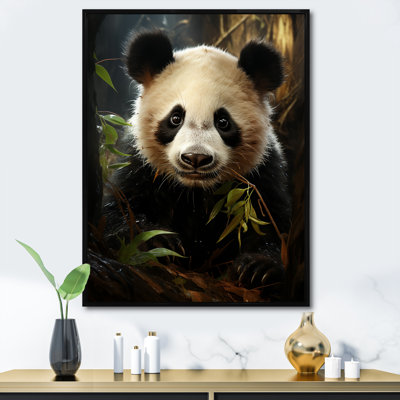 Pandas Play 3 - Panda Animal, art mural
