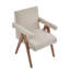 Fauteuil de salle à manger en tissu-1419810916