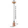 Quinter 1 - Light Rose Gold Bulb Pendant