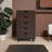 5-Drawer Rolling Office File Cabinet with Wheels, Under-Desk Storage Organizer for Documents, Files & Supplies – Home Office Filing Cabinet for Small Spaces, Mobile Storage Solution-2010742213