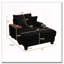 Fauteuil en velours côtelé avec repose-pieds, porte-gobelet, haut-parleur Bluetooth, ports USB, tableau pivotant à 180 °-1927012892