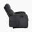 Stauton 29" Modern & Contemporary Textured Microfiber Reclining Chair with Space-Saving Wall-Hugger Design & Armrest Magazine Pocket