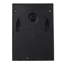 Carlyssia Matte Black Solar Powered Integrated LED Outdoor Wall Lantern with Dusk to Dawn