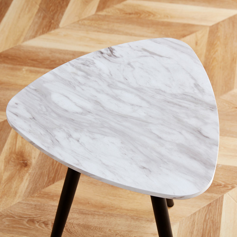 Coffee Table, White, Black