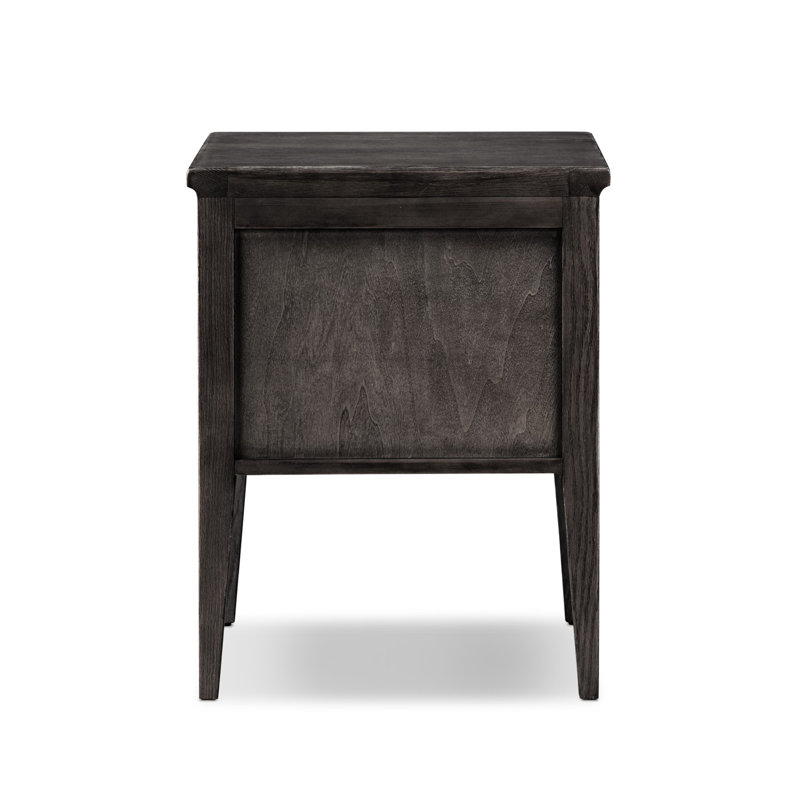Bush Nightstand, Distressed Black