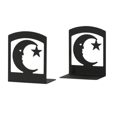 Moon and Star Bookends