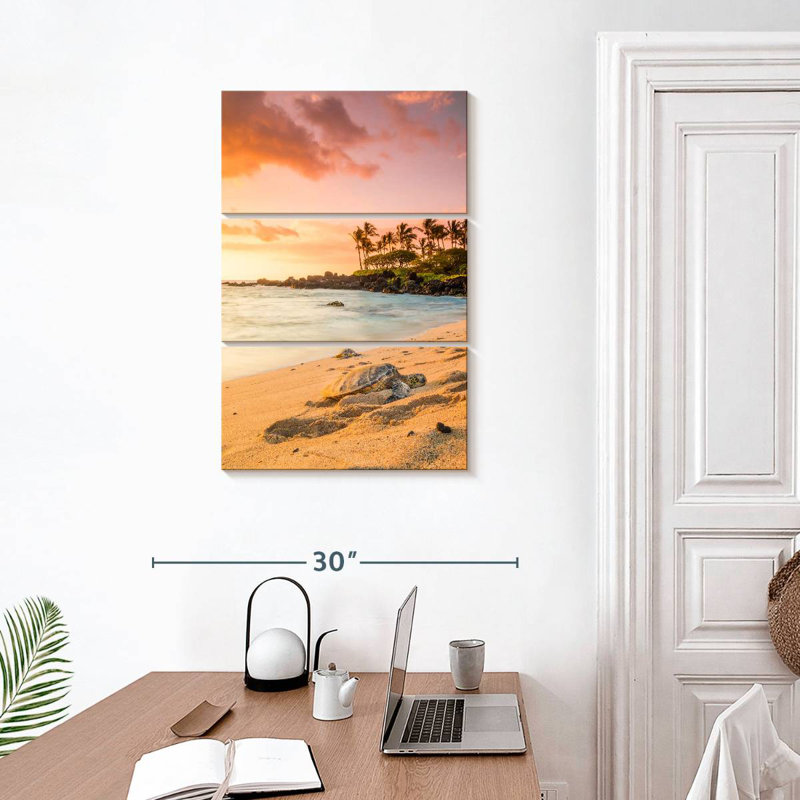 Tortue de mer Gillard Kukio Gillard, H 32 po x l 20 po