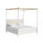 Haven QN Uph Canopy Poster Bed-121011736