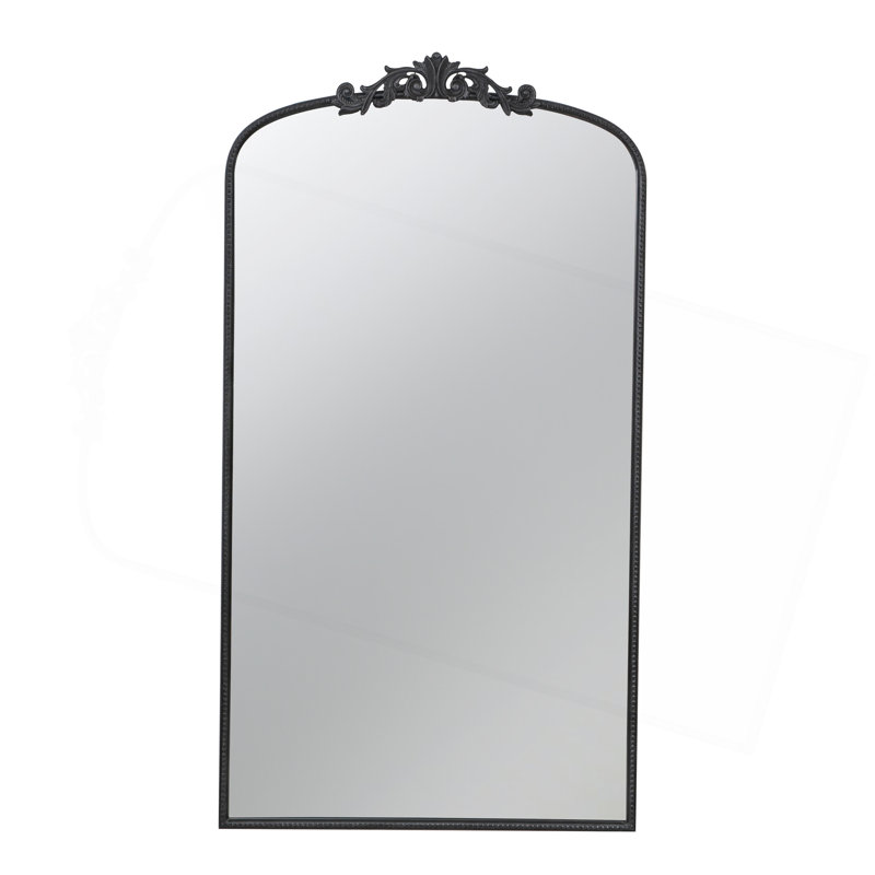 Full Length Mirror For Wall Mounting Or Leaning, Ideal For Bedroom, Dressing Room, Or Hallway Décor., Black, 66.2" x 36"