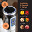 Mélangeur à main MuellerLiving - Mélangeur à main électrique en acier inoxydable à 8 vitesses, Gadget de cuisine en émulsion avec mode Turbo