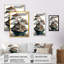 Bonsai Tree On A Rock I - Art mural moderne sur toile-1163744278-1163744284