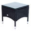 Outsunny Rattan Sun Loungers Set of 2 with Side Table Garden Set-30590019