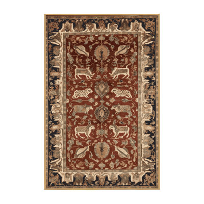Tapis brun lavable à la machine
