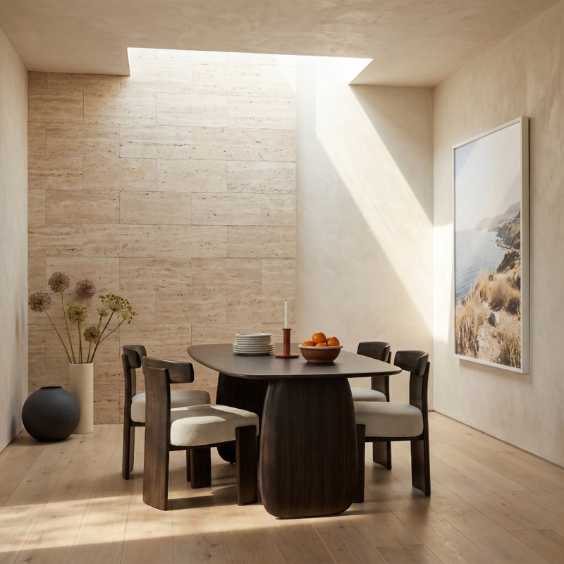 Aria 72" Dining Table, 29.53"H x 71.97"L x 35.98"W