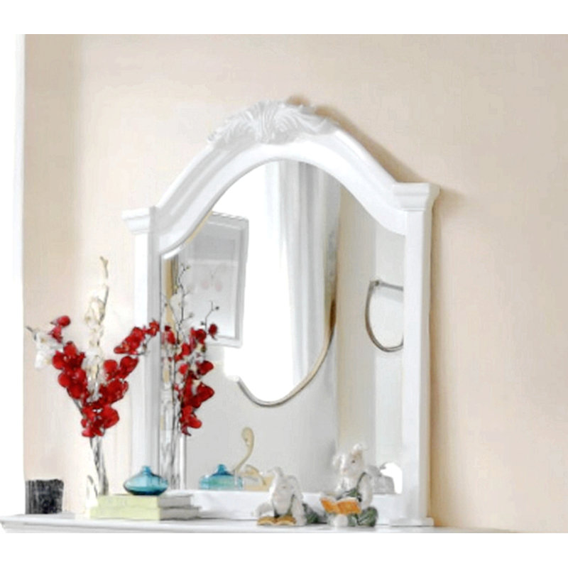 Estrella White Finish Mirror