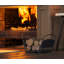Porte-bûches de cheminée avec support à bûches, support empilable, support de rangement pour bois de chauffage, intérieur, extérieur, acier robuste