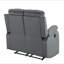 Causeuse inclinable en tissu de microfibre Global United-1396119260