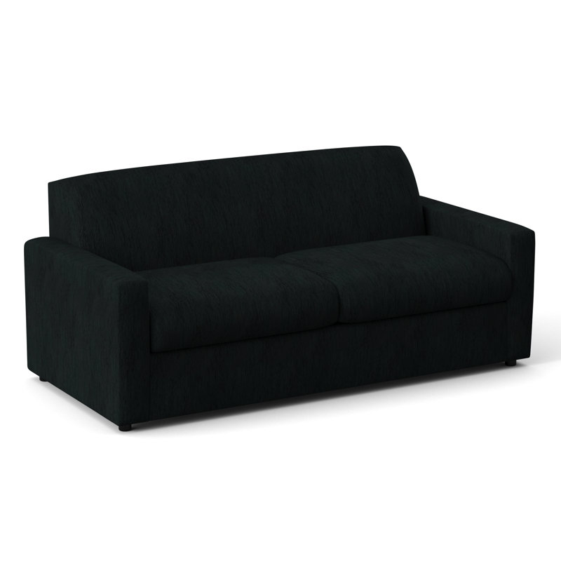 Wells 76.5" Square Arm Sofa Bed, Cardigan Coal, Innerspring