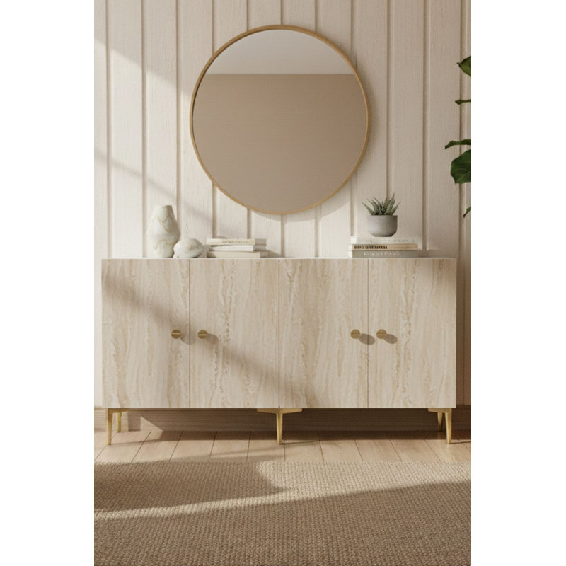 Console, White/Gold