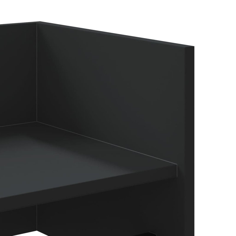 Robbert Floating Shelf, 30.5cm H x 100cm W x 35cm, Black