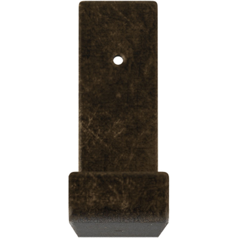 Support de tablette en acier, H 6 po x l 2 po x P 8 po, Or pâle antique