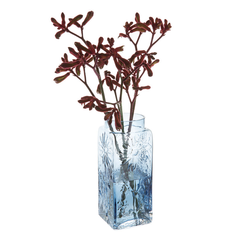 Marguerite 53.34Cm Crystal Table Vase, Ink Blue