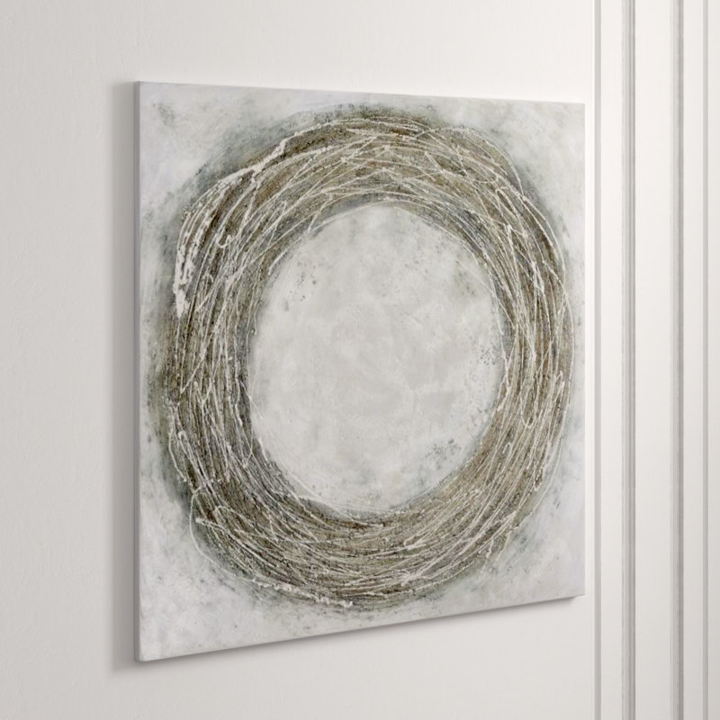 Outward Wood Glitter Print by Beverly Fuller, Glass Coat