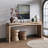 65-Inch Rustic Solid Wood Veneer Console Table-663731349