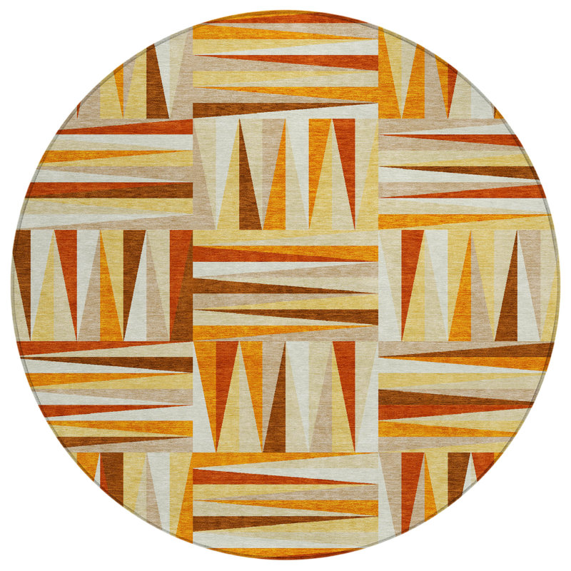 Chayden Indoor/Outdoor Chantille ACN1012 Area Rug, Round 8'