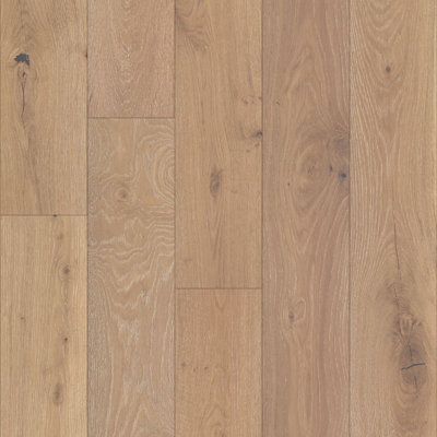 Plancher de bois franc d'ingénierie brossé au fil de fer 7 1/2 po x 14 mm T x Adriatica