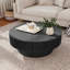 Table basse ronde avec rangement, table basse moderne, table à thé, table de salon
