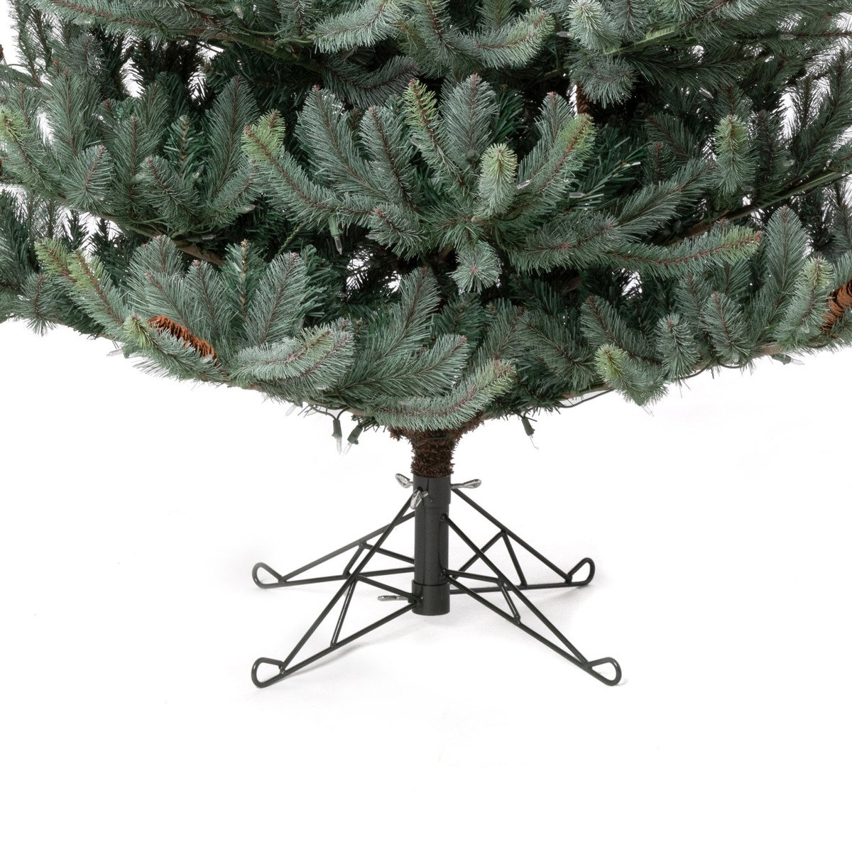 Pre-Lit Blue Spruce Fir Christmas Tree, 7'6"