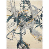 CASKJC726IVTB Abstract Area Rug
