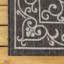 Tapis intérieur / extérieur noir / gris à tissage texturé Hagerman-1435212301