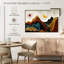 Paysage de montagne texturé abstrait-991330705-991330712