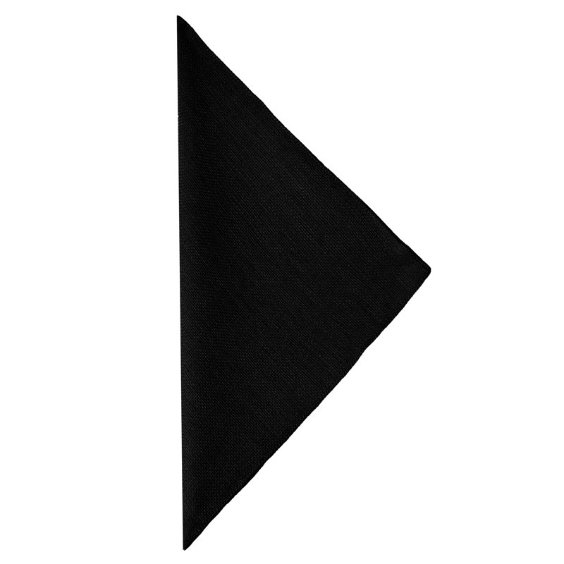 Ensemble de serviettes 12 pièces, Noir, 10 po x 10 po