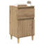 40cm W Manufactured Wood Bedside Table-1943323067