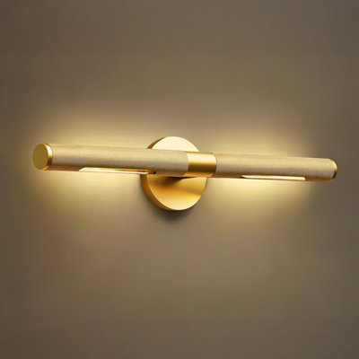 Applique murale moderne pour tableaux, éclairage d'art, lumière DEL réglable, abat-jour rotatif à 360°, éclairage d'art câblé pour œuvres d'art (laiton)