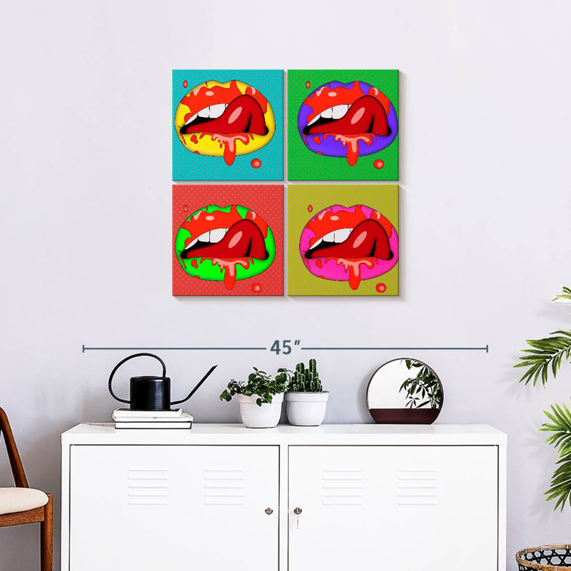 Shuttleworth Lips II, 26" H x 26" W