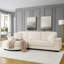 Canapé-lit modulaire rembourré Corduroy-116370693