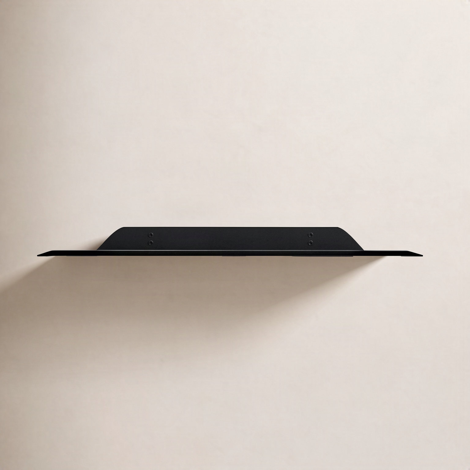 Maja Floating Shelf, 1.75" H x 24" W x 6" D, Black