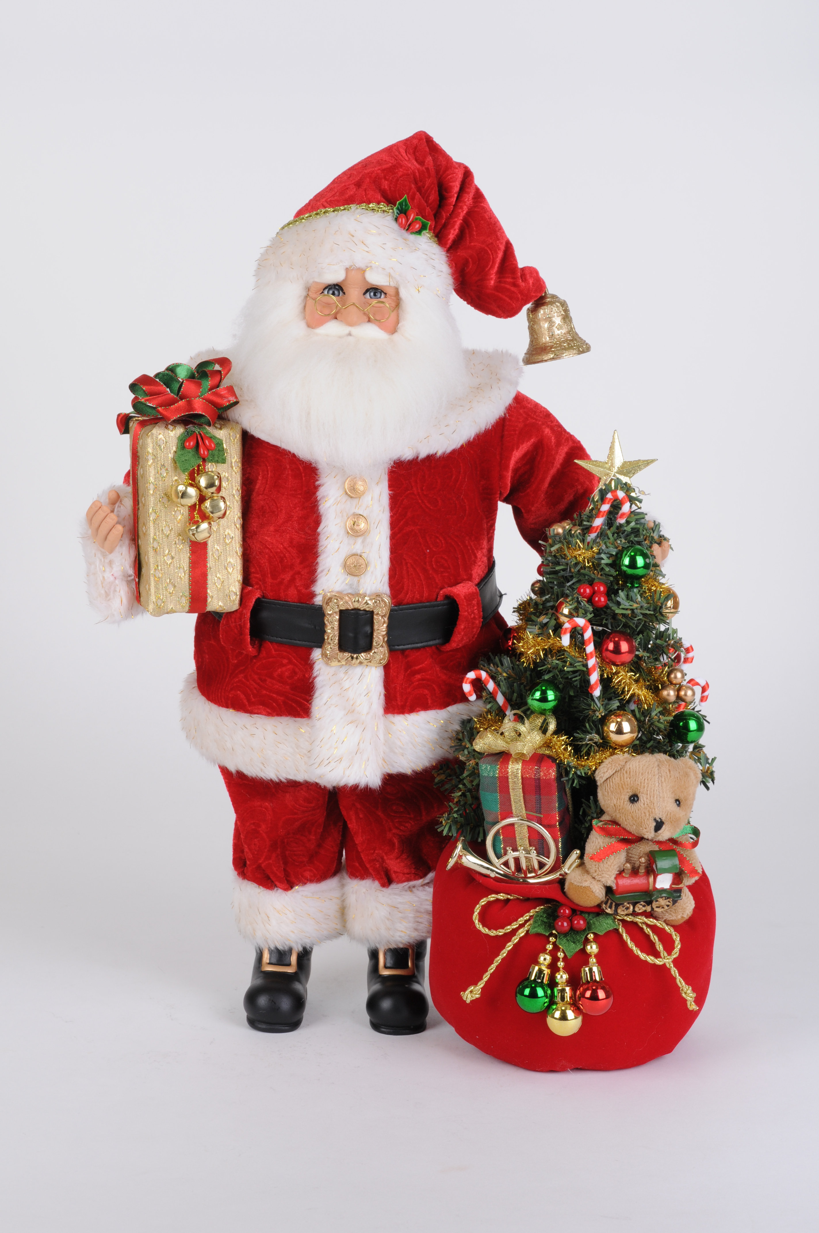 Santa Items Karen Didion Originals Christmas Collection Santa Figurines ...