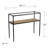 Asrani 39.5'' Glass Top Console Table