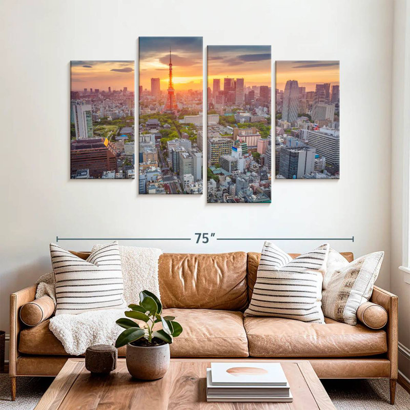 Keesha Tokyo Twilight, 42" H x 68" W