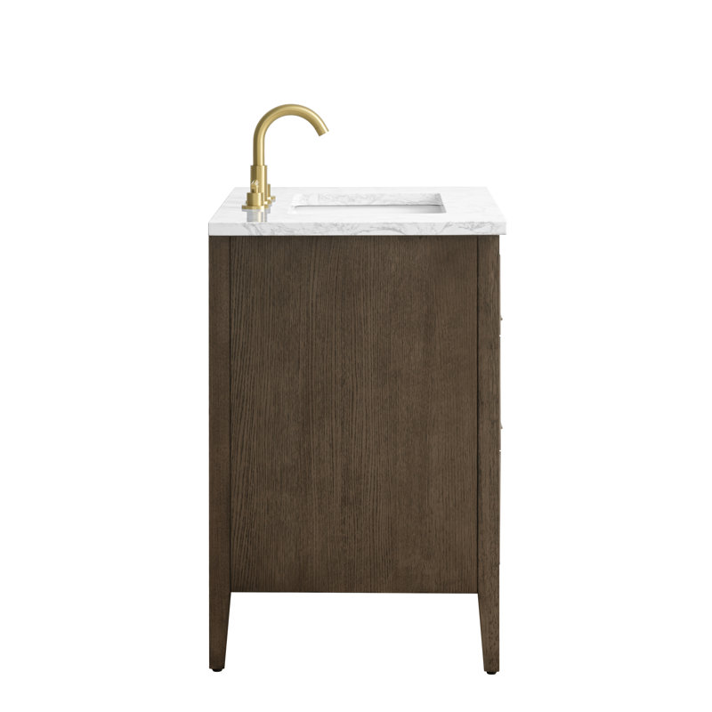 Emma 30" W Single Vanity, Chestnut Brown