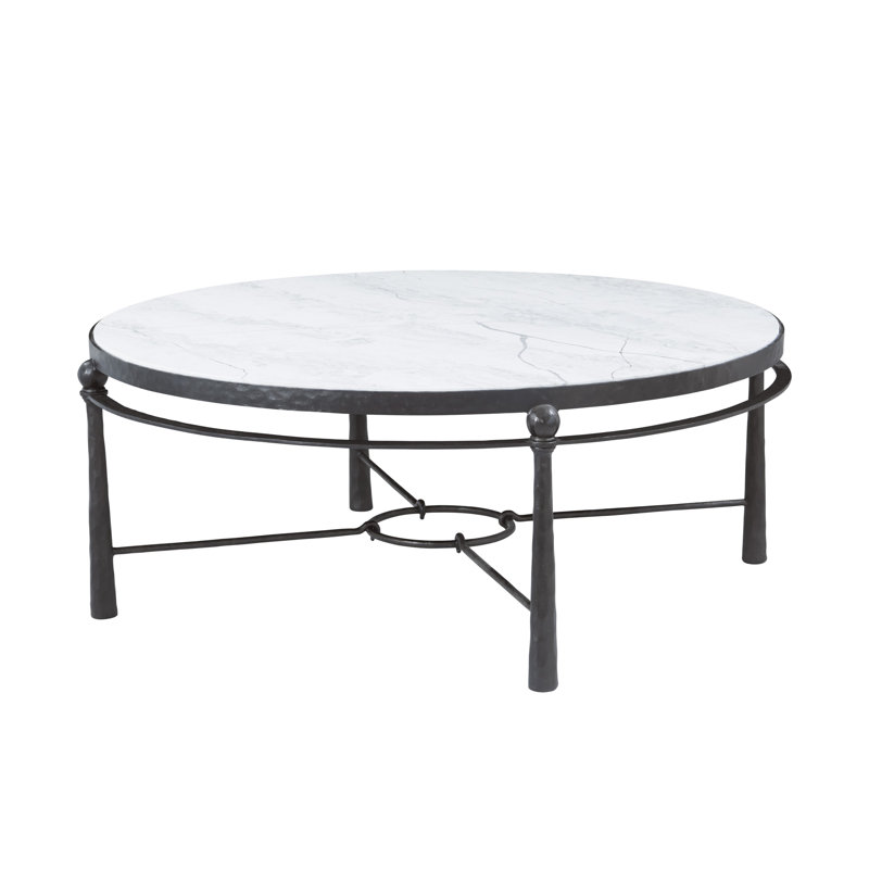 Spencer London Round Metal Cocktail Table