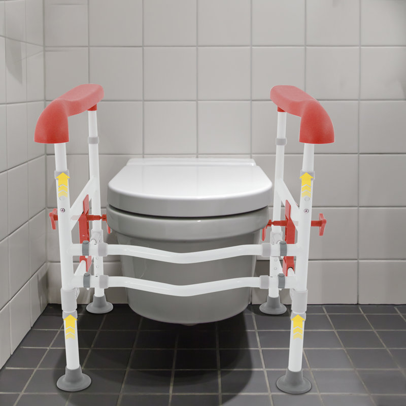 Adjustable Toilet Safety Frame(Orange)