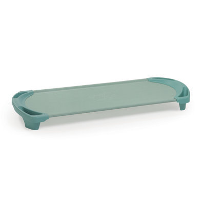 Angeles SpaceLine Daycare Cots for Kids, Kids Toddler Stackable Sleeping Cot for Preschool and Classroom, Toddler Size, Single, Teal Green