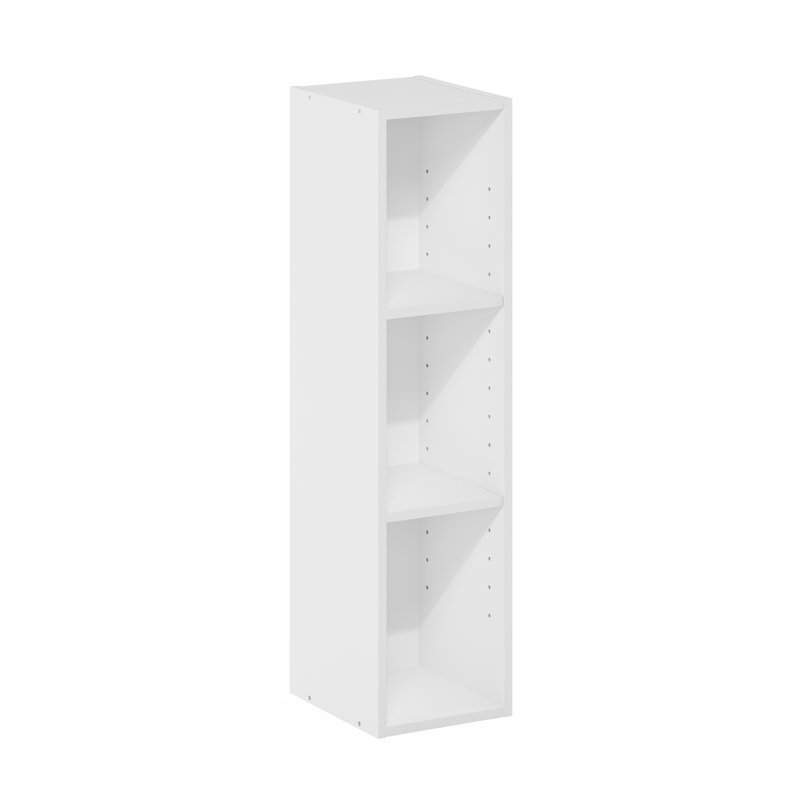 Leila 80.01cm H Standard Bookcase, 80.01cm H x 19.99cm W x 23.6cm D, White
