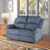 59.1'' Wide Contemporary Overstuffed Microfiber Manual Recliner Loveseat Sofa with Super Soft Cushion